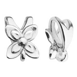 Krawat do zawieszek ozdobny z Kwiatkiem, srebro 925 KR 18