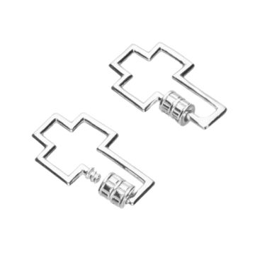 Zawieszka ozdobna - krzyż, kłódka do podwieszania, srebro 925 WKR 12 Zawieszka ozdobna - krzyż, kłódka do podwieszania, srebro 925 WKR 12