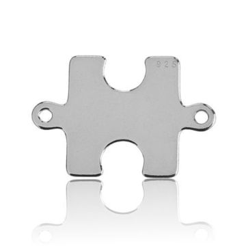 Łącznik Puzzle, srebro próba 925 BL 204 - 0,8 mm Łącznik Puzzle, srebro próba 925 BL 204 - 0,8 mm