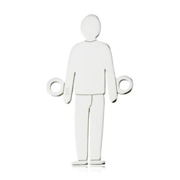 Łącznik Mężczyzna / Tata - Rodzina, srebro 925 BL 853 - 0,4 mm Łącznik Mężczyzna / Tata - Rodzina, srebro 925 BL 853 - 0,4 mm