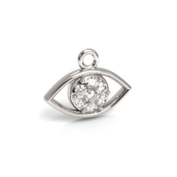 Zawieszka Oko proroka z kamieniami, srebro 925 S-CHARM 764 Zawieszka Oko proroka z kamieniami, srebro 925 S-CHARM 764