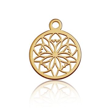 Zawieszka Rozetka ażurowa, złoto próby 585 Zawieszka Rozetka ażurowa, złoto próby 585