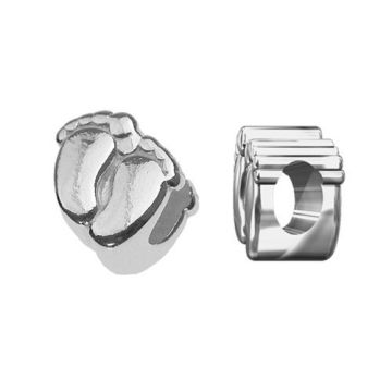 Zawieszka do przewlekania Stopy, srebro 925 S-CHARM 234 Zawieszka do przewlekania Stopy, srebro 925 S-CHARM 234