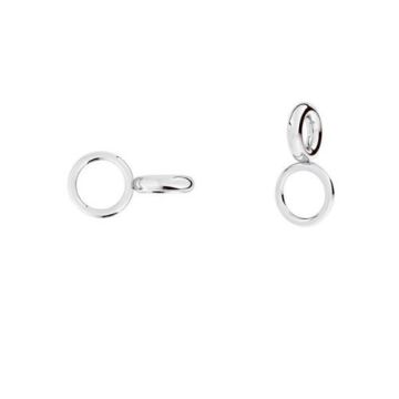 Element do podwieszania - podwójne zlutowane kółka KC 0,80x2,00, srebro 925 Element do podwieszania - podwójne zlutowane kółka KC 0,80x2,00, srebro 925