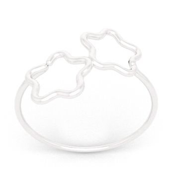 Pierścionek regulowany z gwiazdkami, srebro 925 D35 Pierścionek regulowany z gwiazdkami, srebro 925 D35