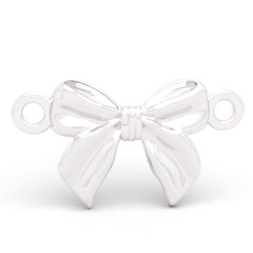 Łącznik w kształcie kokardy, srebro 925 S-CHARM 831 Łącznik w kształcie kokardy, srebro 925 S-CHARM 831