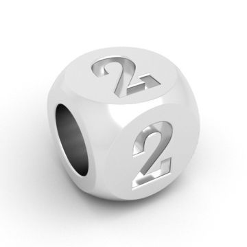 Kostka do przewlekania z cyfrą 2, CUBE 2 Kostka do przewlekania z cyfrą 2, CUBE 2