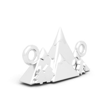 Zawieszka ozdobna - łącznik góry, srebro 925 P05 Zawieszka ozdobna - łącznik góry, srebro 925 P05