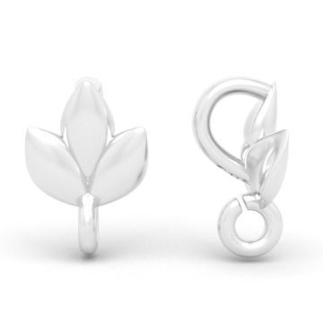 Ozdobny krawat z listkami, srebro 925 KR 23 Ozdobny krawat z listkami, srebro 925 KR 23