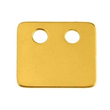 Blaszka Celebrytka Prostokąt, złoto próba 585