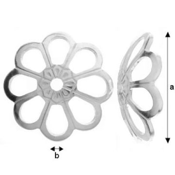 Element ozdobny miseczka 6 mm srebro 925 WKA 6,0 Element ozdobny miseczka 6 mm srebro 925 WKA 6,0