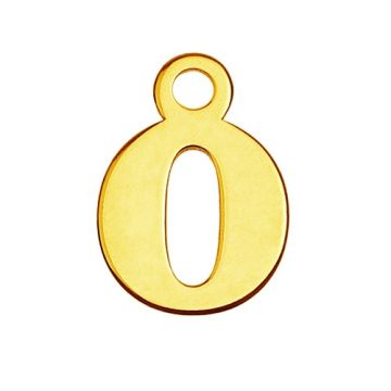 Zawieszka Cyfra Zero 0, złoto próby 585 Zawieszka Cyfra Zero 0, złoto próby 585