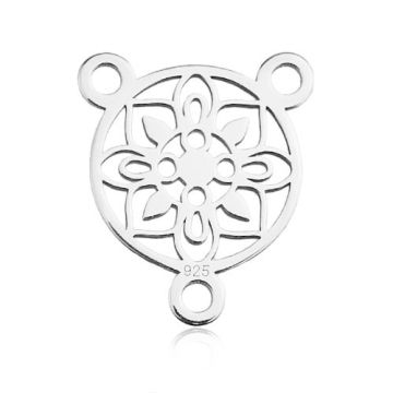 Element do podwieszania / Łącznik Rozetka, srebro 925 BL 709 - 0,4 mm Element do podwieszania / Łącznik Rozetka, srebro 925 BL 709 - 0,4 mm