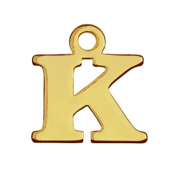 Zawieszka litera K, złoto próby 585 Zawieszka litera K, złoto próby 585