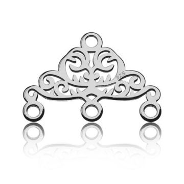 Baza do kolczyków Ażurowa, srebro 925 BL 330 - 0,4 mm Baza do kolczyków Ażurowa, srebro 925 BL 330 - 0,4 mm