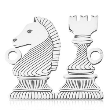 Łącznik Szachy, srebro 925 BL 857 - 0,4 mm Łącznik Szachy, srebro 925 BL 857 - 0,4 mm