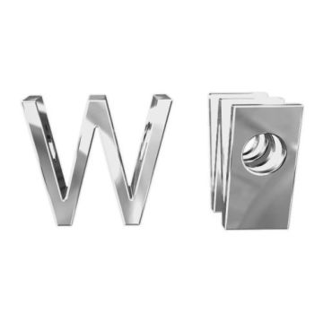 Zawieszka Litera W  srebro 925 ALF W Zawieszka Litera W  srebro 925 ALF W