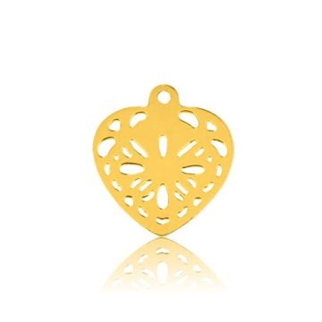 Ażurowe Serce, złoto próba 585 Ażurowe Serce, złoto próba 585