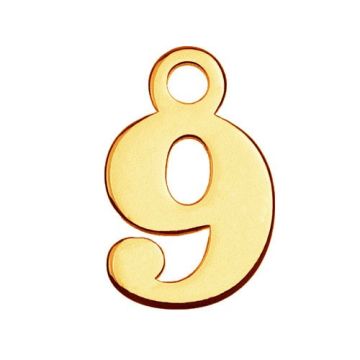 Zawieszka Cyfra Dziewięć 9, złoto próby 585 Zawieszka Cyfra Dziewięć 9, złoto próby 585