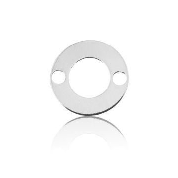 Blaszka łącząca okrągła srebro próba 925 BL 74 - 0,4 mm Blaszka łącząca okrągła srebro próba 925 BL 74 - 0,4 mm