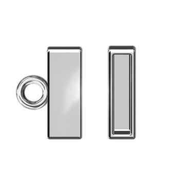 Zakończenie do pasków, srebro próba 925, ZAK 3 Zakończenie do pasków, srebro próba 925, ZAK 3