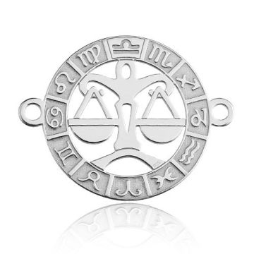 Łącznik Znak zodiaku Waga, srebro 925 BL 663 - 0,4 mm Łącznik Znak zodiaku Waga, srebro 925 BL 663 - 0,4 mm