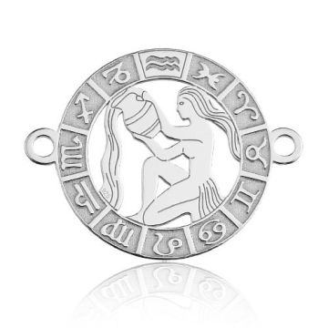 Łącznik Znak zodiaku Wodnik, srebro 925 BL 667 - 0,4 mm Łącznik Znak zodiaku Wodnik, srebro 925 BL 667 - 0,4 mm