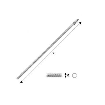 Łańcuszek linka srebro próby 925 długość 4 cm Łańcuszek linka srebro próby 925 długość 4 cm