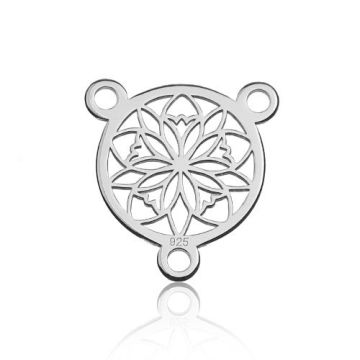 Łącznik Rozeta ażurowa, srebro 925 BL 440 - 0,4 mm Łącznik Rozeta ażurowa, srebro 925 BL 440 - 0,4 mm