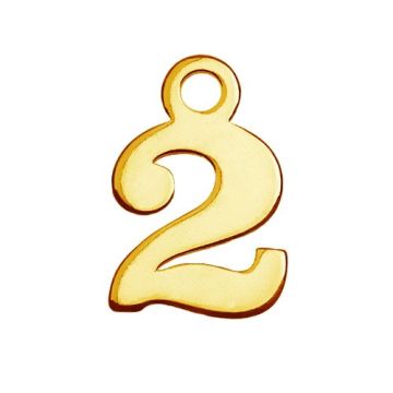 Zawieszka Cyfra Dwa 2, złoto próby 585 Zawieszka Cyfra Dwa 2, złoto próby 585