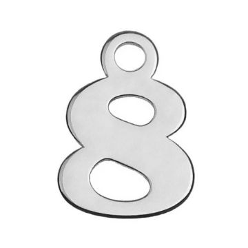 Zawieszka Cyfra Osiem 8, srebro 925 MBL 8 - 0,4 mm Zawieszka Cyfra Osiem 8, srebro 925 MBL 8 - 0,4 mm