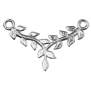 Łącznik / Zawieszka Listki, srebro 925 S-CHARM 279 Łącznik / Zawieszka Listki, srebro 925 S-CHARM 279