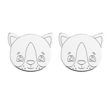 Sztyfty / kolczyki Kotki, srebro 925 SZ 107 Sztyfty / kolczyki Kotki, srebro 925 SZ 107