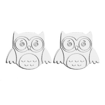 Sztyfty / kolczyki Sówki, srebro 925 SZ 108 Sztyfty / kolczyki Sówki, srebro 925 SZ 108