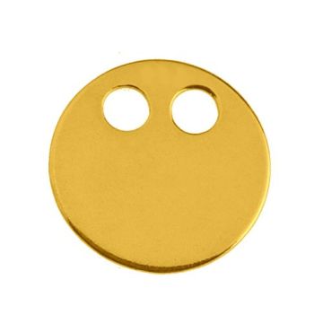Blaszka Celebrytka Okrągła złoto próby 585 Blaszka Celebrytka Okrągła złoto próby 585