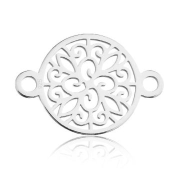 Łącznik ażurowy kółeczko, srebro 925 BL 741 - 0,4 mm Łącznik ażurowy kółeczko, srebro 925 BL 741 - 0,4 mm