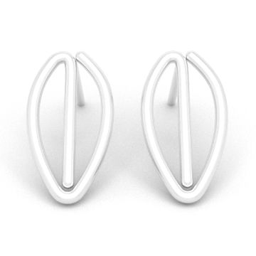 Kolczyki na sztyfcie - liście, srebro 925 D39 Kolczyki na sztyfcie - liście, srebro 925 D39