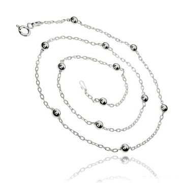 Bransoletka srebrna z kulkami, srebro 925 - 18 cm Bransoletka srebrna z kulkami, srebro 925 - 18 cm