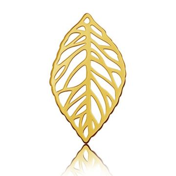 Zawieszka/łącznik Listek, złoto próba 585 Zawieszka/łącznik Listek, złoto próba 585