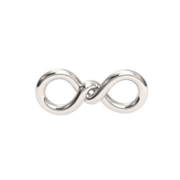 Łącznik ozdobny skręcony, nieskończoność, srebro 925 S-CHARM 770 Łącznik ozdobny skręcony, nieskończoność, srebro 925 S-CHARM 770