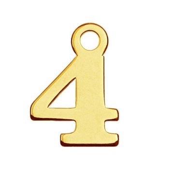 Zawieszka Cyfra Cztery 4, złoto próby 585 Zawieszka Cyfra Cztery 4, złoto próby 585