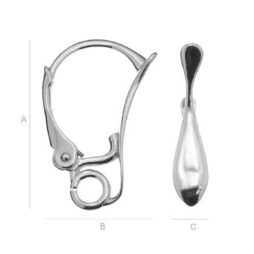 Bigle angielskie srebro próba 925 BA 34 Bigle angielskie srebro próba 925 BA 34