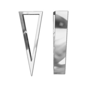 Zawieszka Trójkąt podłużny do przewlekania, srebro 925 S-CHARM 197 Zawieszka Trójkąt podłużny do przewlekania, srebro 925 S-CHARM 197