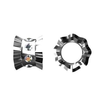 Przekładka ozdobna z kamieniami, srebro 925 PR 9 Przekładka ozdobna z kamieniami, srebro 925 PR 9