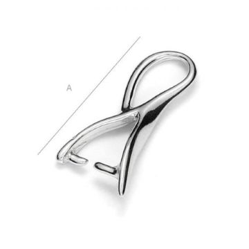 Krawat do kamieni, srebro próba 925 KRP 41 Krawat do kamieni, srebro próba 925 KRP 41