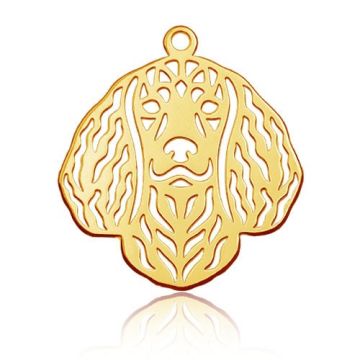 Zawieszka Pies Cocker Spaniel, złoto próby 585