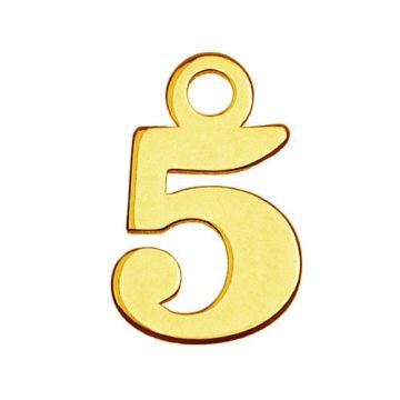 Zawieszka Cyfra Pięć 5, złoto próby 585 Zawieszka Cyfra Pięć 5, złoto próby 585