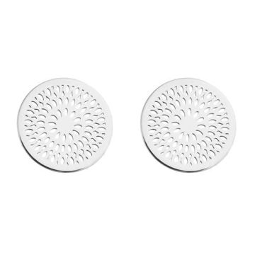 Sztyfty / kolczyki okrągłe Rozetki, srebro 925 SZ 93 Sztyfty / kolczyki okrągłe Rozetki, srebro 925 SZ 93