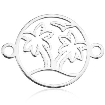 Łącznik z palmami, srebro 925 BL 733 - 0,4 mm Łącznik z palmami, srebro 925 BL 733 - 0,4 mm