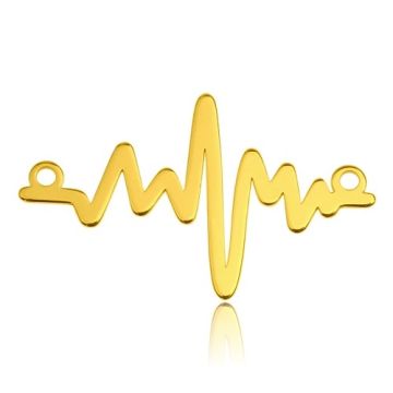 Zawieszka, łącznik Puls / Linia życia, złoto próby 585 Zawieszka, łącznik Puls / Linia życia, złoto próby 585